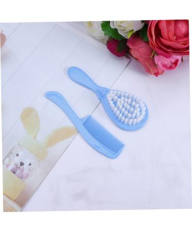 Healvian Baby Grooming Kit Set - Scalp Massager Brush, Hair & Massage Comb, Infant Hairbrush - Comfort Care for Newborns - Blue, Size 1 - Buy Online on GoSupps.com
