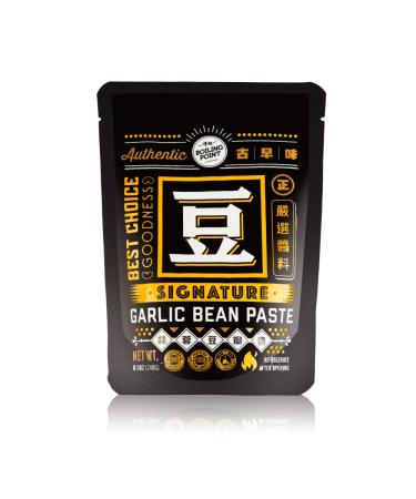 BOILING POINT Garlic Bean Paste Spicy Sweet Bean Garlic Sauce Authentic Asian Cuisine Umami Rich Flavor Fermented Soybean Seasoning Condiment Dipping Stir Fry Sauce 8.5oz Vegetarian-Friendly