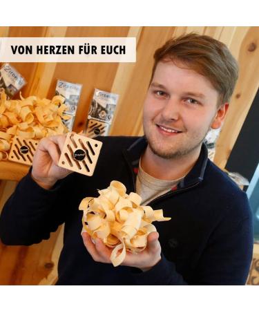 Zirbelino Sauna Pine Cushion 28x16cm | Cotton with Resinous Pine Shavings | Ideal for Bathroom Wardrobe & Sauna - International Shipping - Buy Online on GoSupps.com