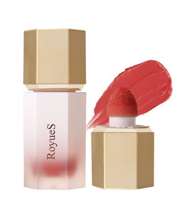 Liquid Cheek Soft Cream Blush Rouge Long-Lasting Formula Women's Cosmetics Makeup for Daily Use at Workplace