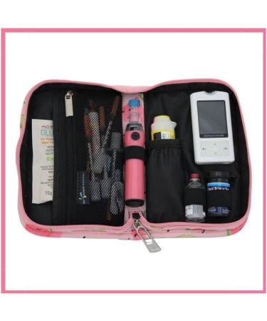 Sugar Medical Diabetes Supply Case II - Organize Diabetes Testing Supplies with Ease (Watermelon) - Buy Online on GoSupps.com