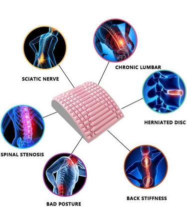 Multi-Level Adjustable Neck & Back Stretcher - Effective Back Pain Relief - International Shipping - Buy Online on GoSupps.com