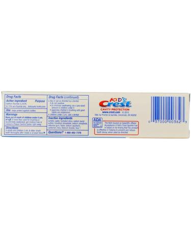 Crest Fluoride Anticavity Toothpaste | Best International Shipping & Quality Dental Care - Buy Online on GoSupps.com
