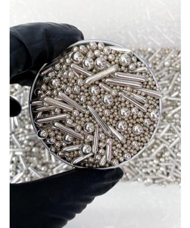Edible Silver Cake Sprinkles Luxury Mix 45g Cupcake Cake Decoration Silver Sprinkles Cake Sprinkles Mix - Buy Online on GoSupps.com