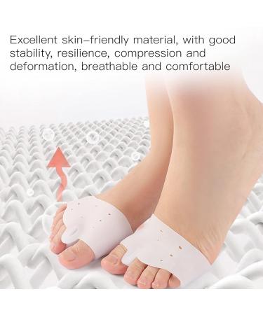 Gel Metatarsal Pad for Bunions - Pain Relief & Toe Alignment - Correct Crooked Toes & Overlap - Hallux Valgus Support - Buy Online on GoSupps.com