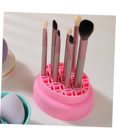 MAGICLULU Makeup Brush Cleaning Cup Makeup Brush Cleaner Silicon Brush Cleaner Pad Brush Washing Tools Brush Scrubber Mat Makeup Brush Washing Tool Silica Gel Beauty Egg Drying Rack Pink - Buy Online on GoSupps.com