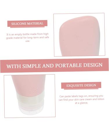 Mikinona 1 Set Silica Gel Bottle Cosmetic Travel Squeeze Bag - Buy Online on GoSupps.com