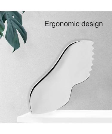 Premium Gua Sha Facial Tool & Massage Board - 304 Stainless Steel Smoother Surfaces for Face Neck & Body Care | International Shipping Available - Buy Online on GoSupps.com