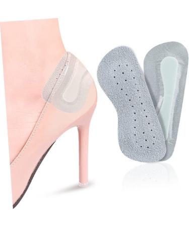 FRCOLOR 4 Pairs Anti-Wear Back Stickers for Shoes | Heel Protectors & Pads | Grey Leather Heelpieces 18X10.5cm - Buy Online on GoSupps.com