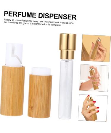 PENGYONBR 1pc Bamboo Spray Bottle Cosmetic Travel Containers Travel Makeup Container Liquid Travel Containers Travel Containers for Toiletries Multifunction To Rotate Perfume/1057 - Buy Online on GoSupps.com