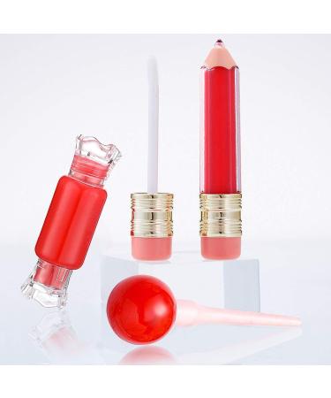 Vankcp 30 Pcs Cute Empty Lip Gloss Tubes - 6 Styles Red Wine Glass Lip Oil Bottles for Women Girls DIY - Refillable Lip Balm Containers (5/8/10ML) - Buy Online on GoSupps.com