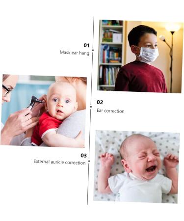 Newborn Must-Haves: 6 Pairs Silicone Auricle Corrector Tools for Ear Muffs & Ear Dryer - Ear Correction Patch for Major Ear Savers - Buy Online on GoSupps.com