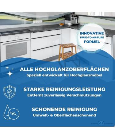 Pandacleaner Kitchen Surface Cleaner 1000 ml Premium Concentrate High Gloss Cleaner for Bathroom Kitchen and Gloss Finish Furniture - Buy Online on GoSupps.com