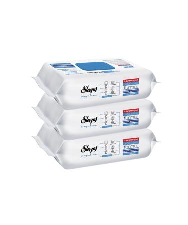 Sleepy Easy Clean Surface Cleaning Wipes Bleach Additive 3 Pack 300 Sheets 100 pcs (Pack of 3) Blue