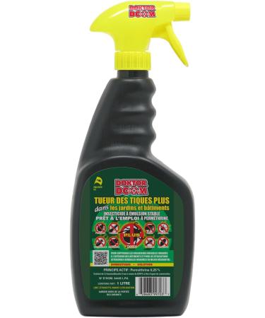 Doktor Doom Tick Killer Plus for Yards & Buildings w/Trigger Spray 1L - Buy Online on GoSupps.com