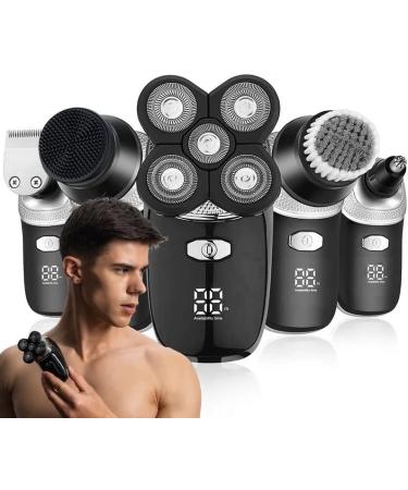Shop 5-in-1 Electric Head Shaver for Bald Men | Versatile Grooming Kit with Razor Clipper & Trimmer - Buy Online on GoSupps.com
