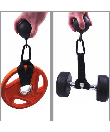 Mountain Pull Up Grips Set with Hanging Straps and Carabiner | Finger Strengthener for Forearm, Biceps, Ninja Warrior Training - Buy Online on GoSupps.com