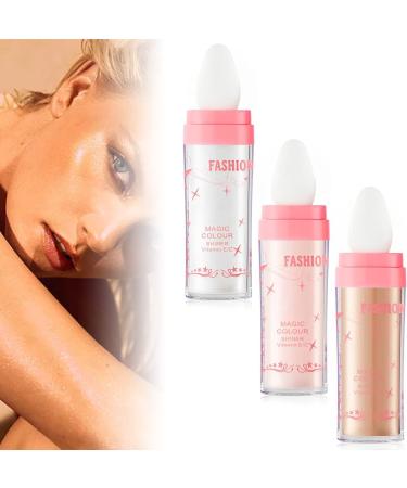 M 3 Colors Skating Powder 3 Colors Waterproof Body Makeup Powder Reusable Three-Dimensional Makeup Powder for Face Girls - Buy Online on GoSupps.com