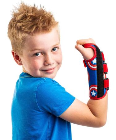 DonJoy Advantage Comfort Wrist Brace for Youth/Kids with Marvel Spider-Man Design - Spider-Man X-Small Left (1 Pack) - Buy Online on GoSupps.com