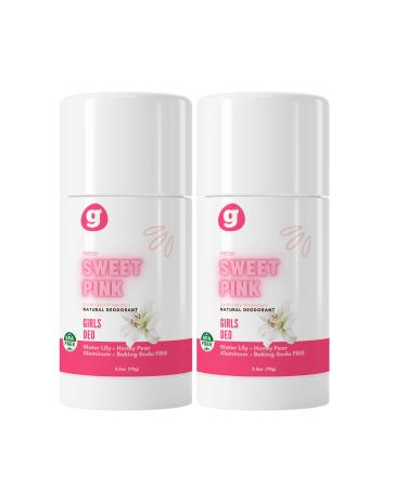 GrowingBasics Kids Deodorant for Girls Ages 6 & Up (Set of 2) (Sweet Pink) - Buy Online on GoSupps.com