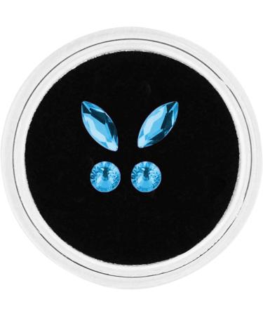 Grongu Blue Diamond Teeth Gemstones - Decorative Tooth Jewelry & Butterfly Leaf Ornaments - Buy Online on GoSupps.com