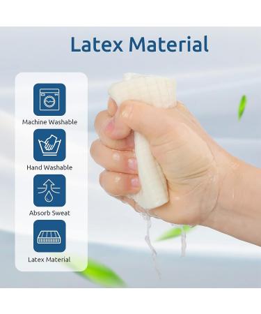 Barefoot Shoe Insoles - Breathable Latex Foam Inserts for Men 4-10 Women 5-11 (6 Pairs White) - Washable & Cuttable Replacement Insoles - Buy Online on GoSupps.com