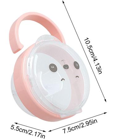 3 PCs Baby Pacifier Storage Box - Travel-Friendly Plastic Container with Handle for Toddlers - Buy Online on GoSupps.com