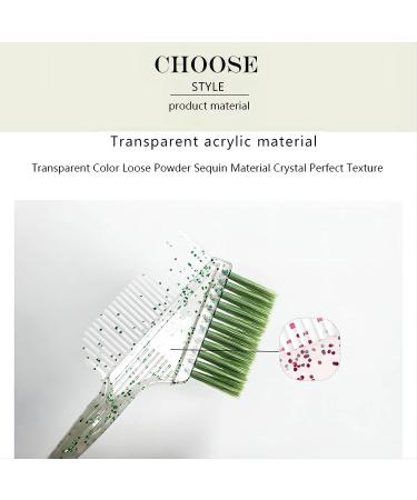3Pcs Glitter Hair Dye Brush and Bowl Set - Salon Quality Dyeing Kit for Hair Coloring, Bleaching, and Dyeing - Green - Buy Online on GoSupps.com