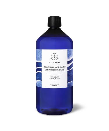 FLORIHANA Hydrolat (Eau Florale) de Camomille Matricaire BIO 100% Pur & Naturel 1000 ml