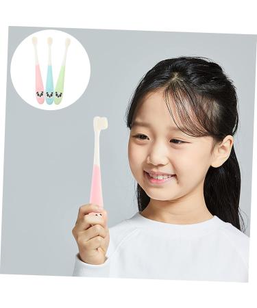 Anneomas 3-in-1 Travel Toothbrush for Children - Extra Soft Manual Toothbrush for Kids Full Mouth Care Perfect for Travel - Buy Online on GoSupps.com