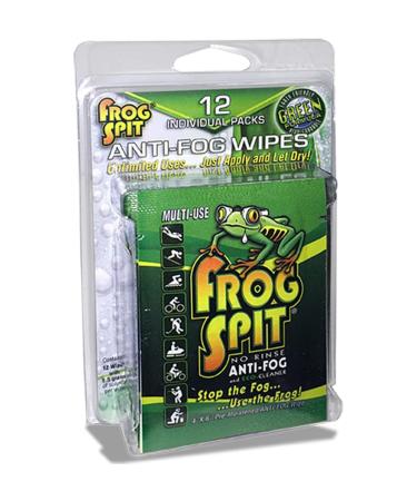 12 Individual Pre-Moistened Anti-Fog Wipes