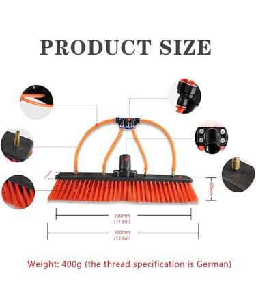 Window Cleaning Pole Water Fed Telesbrush Equipment Extension Pole Telesrod Cleaning Brush for Trucks Windows Glass Wall Photovoltaic Panel Cleaning/5.4M/18Ft 55cm Brush Head 11M/36FT - Buy Online on GoSupps.com