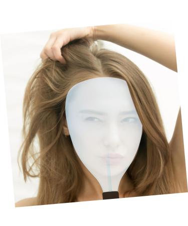 Healeved 2pcs Hair Salon Mask Hair Gel Hair Glue Masks Hairspray Haircut Cover Hairdressing Protector Hair Spray Cover Handle Cover Protector Haircut Plastic Blue - Buy Online on GoSupps.com