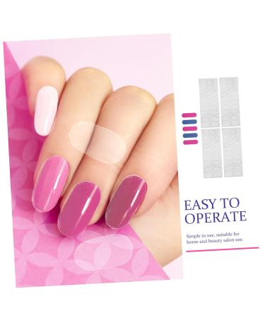 Beatifufu 5 Sheets Nail Stickers Nail Polish Stickers French Manicure Strips Gel Nail Kit French Manicure Nail Wraps Gel Stickers for Nails Gel Nail Sticker French Nail Sticker Clear Nail - Buy Online on GoSupps.com