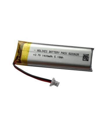 AOLIKES 3.7v 1400mAh Battery Replacement for Sena 50R 50R-01 Motorcycle Bluetooth Headset SP76 Battery Replacement (NOT Compatible with 50R 3-Button) Battery for Sena 50R Headset