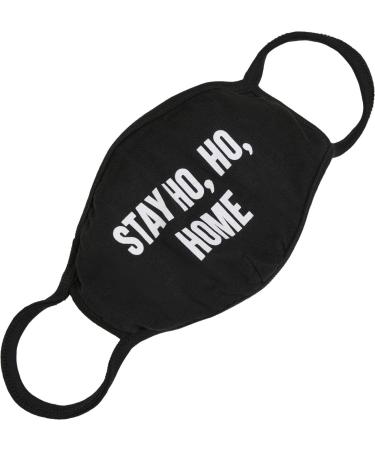 Urban Classics Stay Ho Home Face Mask - Everyday One Size Black | International Shipping Available - Buy Online on GoSupps.com
