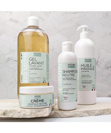 Organic neutral shampoo - Customizable shampoo base - With Aloe Vera - Made in France - 200ml - Propos'Nature - Buy Online on GoSupps.com