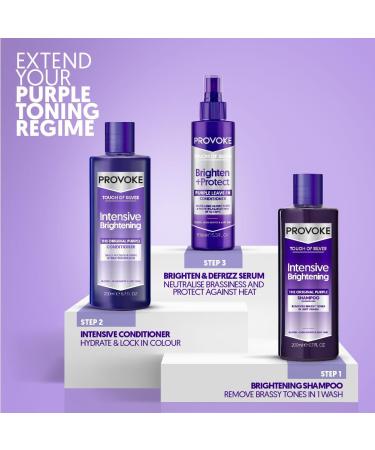PROVOKE Touch of Silver Leave-In Conditioner Protects Against Heat Damage & Split Ends 150ml - Buy Online on GoSupps.com