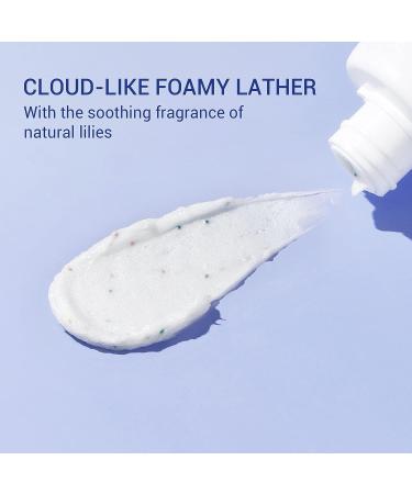 IOPE Moist Cleansing Whipping Foam | Gentle Exfoliation Daily Cleanser & Makeup Remover | Hydrating Flower Extract | Korean Skin Care - 6.09 Fl Oz - Buy Online on GoSupps.com