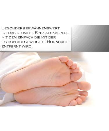 Professional Hornhauber Stumped Scalpel Cream-Scrub | Stainless Steel Corneal Remover for Gentle Foot Care | 18.5 cm Model 4 - Buy Online on GoSupps.com