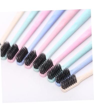 FRCOLOR 10pcs Eco-Friendly Wheat Straw Toothbrush Set - Sustainable Bristle Cleaning Solutions for International Shipping - Buy Online on GoSupps.com