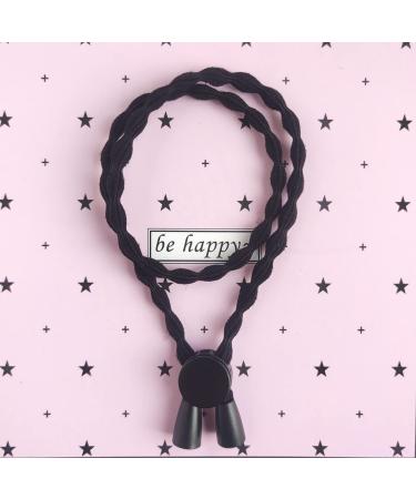 Adjustable Afro Puff Ponytail Ties for Natural Curly Hair Styles - 5PCS - Buy Online on GoSupps.com