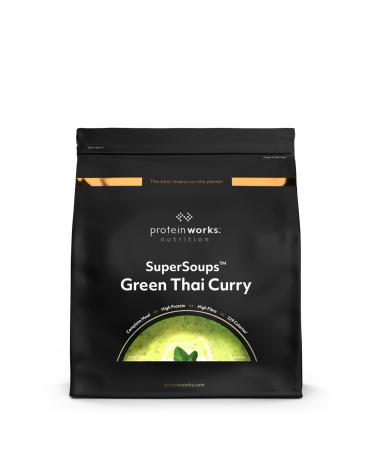Protein Works - Super Soups, Thai Green Curry, Instant Soup, Under 230 Calories, Nutritious Meal in Under 5
