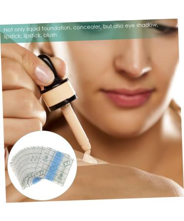 100 pi ces Palettes Maquillage Adh sives Usage Unique Palettes Cosm tiques Transparentes Autocollantes pour M lange de Couleurs Plaques Maquillage Professionnelles - Buy Online on GoSupps.com