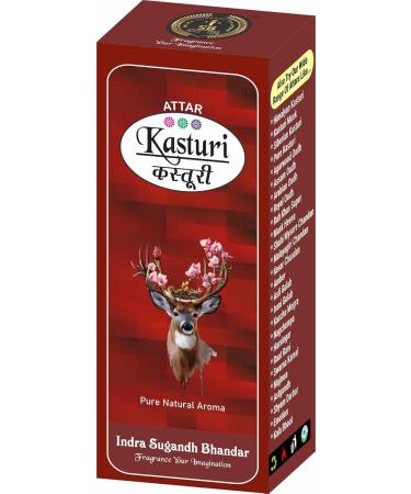 Kasturi Attar For Men|Women Real Kasturi With Kasturi Days Combination 24 Hours Long Lasting Musky Fragrance Oil 12Ml Rollon Pack - Buy Online on GoSupps.com
