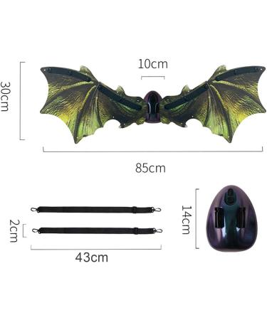 Electric Dragon Wings Light up & Music Moving Halloween Dinosaur Wings Light up Dragon Wings Sparkling Wings Gifts for Kids Boys Red - Buy Online on GoSupps.com