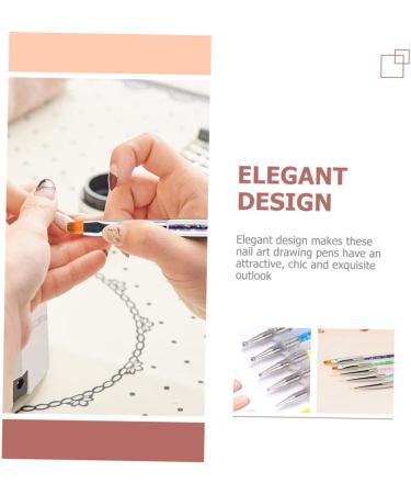 Healeved 3 Sets Nail Pen Wear-resistant Nail Tools Manicure Tools 3d Gel Dotting Tools Nails Gel Nail Supply Nails Kits Nail Tools for Nail Art Pro Tools Nail Gel Crystal Pen Household Abs - Buy Online on GoSupps.com