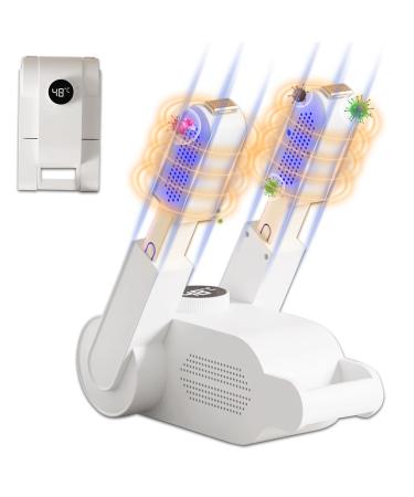 Shoe dryer electrical shoes boot dryer ski shoe dryer shoe warmer electrical foot warmer glove dryer with timer UV light + activated carbon double antibacterial white - Buy Online on GoSupps.com