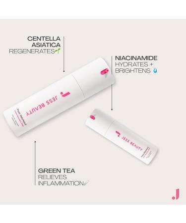 Jess Beauty Post Workout Gel Mask - 1.7 fl oz with Niacinamide & Centella Asiatica - Buy Online on GoSupps.com