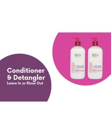 Nature's Baby Organics Lavender Chamomile Conditioner & Detangler - 16 oz | Organic Hair Care - Buy Online on GoSupps.com